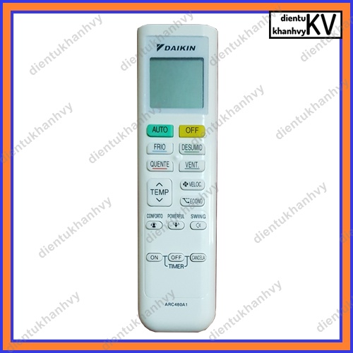 Remote Máy Lạnh Daikin 2 Chiều ARC480A1