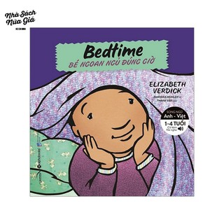 Sách-Bộ sách song ngữ kỹ năng sống cho bé-Bedtime-Bé ngoan ngủ đúng giờ