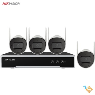 Bộ Kit Camera WiFi Ngoài Trời HIKVISION 4MP 2K NK44W0H(D) 4 Camera + NVR 4MP - Bảo Hành Chính Hãng 2 Năm