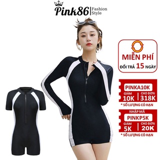 Đồ bơi nữ, áo tắm dài tay liền thân BK-014i