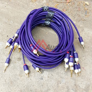 [Mã ELHACE giảm 4% đơn 300K] Cáp 3.5 ra 2 AV Hoa sen cắm điện thoại Furutech