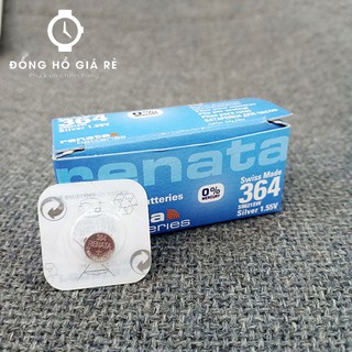 Pin đồng hồ đeo tay 364 - SR621SW Renata (vỉ 1 viên)