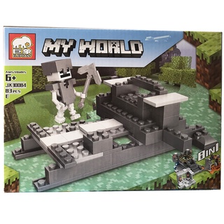 Đồ chơi lắp ráp Minecraft My World JX30084E 83 mảnh ghép