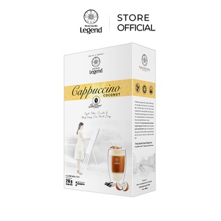 [ Trung Nguyên Legend ] Cà phê Cappuccino Coconut Trung Nguyên Legend - Hòa tan Dừa - Hộp 12 gói