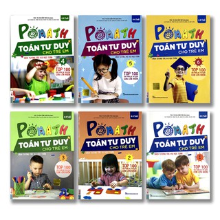 [Mã LIFEMALL995 giảm 10% đơn 99K] Sách - POMath - Toán tư duy cho trẻ em (Bộ 6 cuốn lẻ tùy chọn) Tặng Bookmark