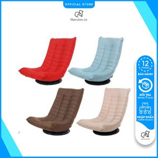 Ghế Mặt Trăng, Ghế Lười Đọc Sách Thư Giãn Đệm Sofa Mềm Mịn Xoay 360 Độ