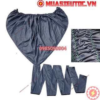 [Tặng dây xỏ] Áo trùm đen vải dày loại Tốt - Vệ sinh bảo dưỡng túi xịt rửa máy lạnh điều hoà treo tường - âm trần