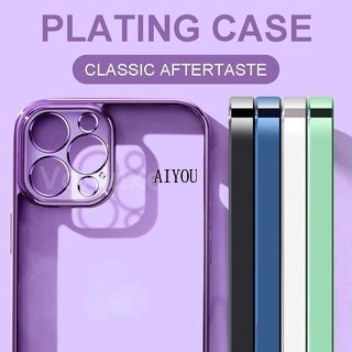 Ốp Điện Thoại iPhone 14 Pro Max 13 11 Pro max TPU Mềm Trong Suốt Chống Sốc Bảo Vệ Ống Kính Sang Trọng Cho case ốp lưng iPhone 14 13 11 Promax