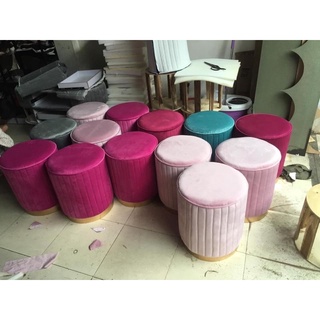 Đôn ghế bàn trang điểm bọc nỉ