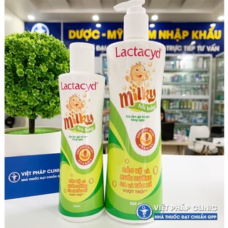 (500ml) Sữa tắm gội trẻ em Lactacyd Milky Mẫu Mới 2020