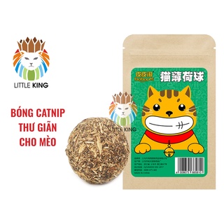 Đồ chơi Bóng Catnip cho mèo, bạc hà mèo giúp mèo thư giãn Little King pet shop