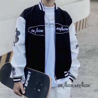 <HOT> Áo khoác dù bomber nam nữ unisex form rộng vải 2 lớp chất xịn, dày dặn, y ảnh phong cách hàn quốc (black)