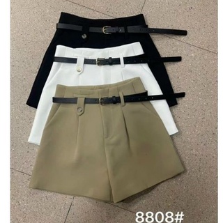 Quần sooc vải kèm đai da hàng QCL1