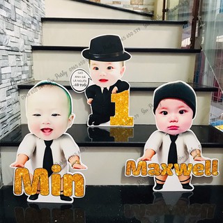 Chibi Kèm Số Tuổi, Kèm Tên Thôi Nôi Sinh Nhật Cho Bé Trai