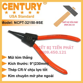 Kềm Mở Phe, Kìm Mở Phe 7" (175mm), 9'' (225mm), 13'' (325mm) Ra Thẳng CENTURY Mã NCPT-32150-9SE  Với Thép Tốt.