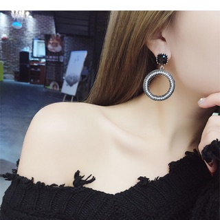 Bông tròn đính đá nhân tạo