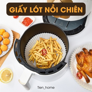 Giấy nến lót nồi chiên không dầu SHANON Hộp 50 tờ, lót chống thấm dầu không cần vệ sinh