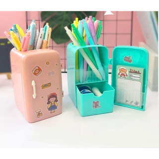 Ống Cắm Bút Tủ Lạnh Ngăn Kéo CB30 đựng viết Sitcker Washi Tape Xinh Xắn Decor Bàn Học Kệ Mỹ Phẩm Cute Trang Trí