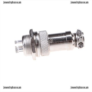 Nút cắm aviation với 2/3/4/5/6/7/8 chấu 16mm GX16-4 với đầu và cổng kết nối bảng điều khiển