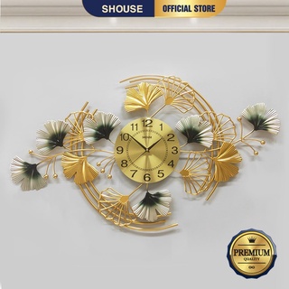 Đồng Hồ Trang Trí Kim Trôi Treo Tường Decor Shouse DC168 quartz phù hợp cho nội thất phòng khách cỡ lớn hiện đại