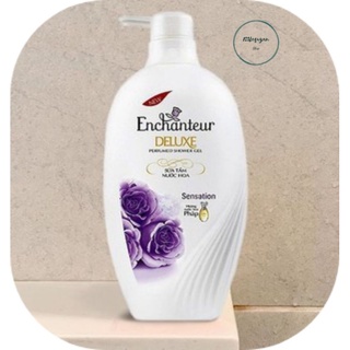 900g Sữa tắm nước hoa dưỡng da Enchanteur Deluxe Sensation