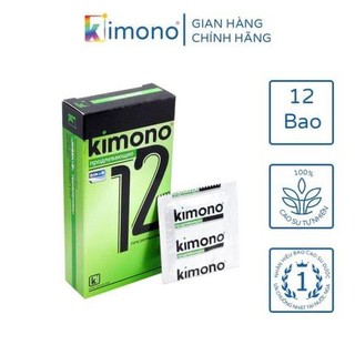 Bao Cao Su Kimono Green Kéo Dài, Siêu Mỏng, Xuất Xứ Nga (Hộp 12C, 3C)