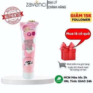 Tẩy tế bào chết CATHY DOLL White Milk Shine Peeling Body Scrub trắng da 320ml - ZAVENCI Official