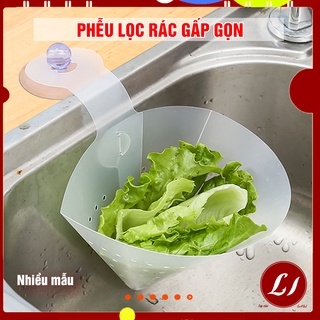 Phễu lọc rác gấp gọn tiện lợi cho gia đình