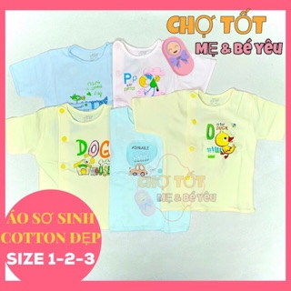 [CHẤT ĐẸP] ÁO SƠ SINH TAY NGẮN BÁC SĨ 0-6THÁNG