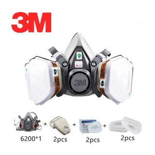 Mặt nạ phòng độc 2 phin lọc cao cấp 3m 6200