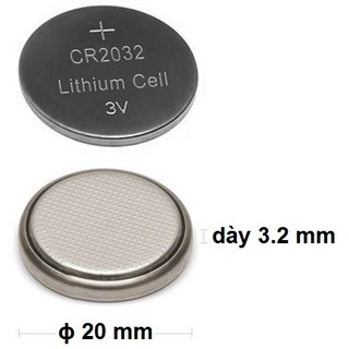 Pin CR2032 giá 1400đ/viên , vỉ 25 viên