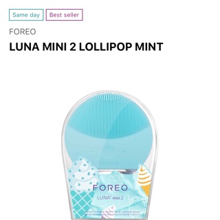 [ Hàng có sẵn] Máy rửa mặt Foreo Mini 2 màu xanh Mint phiên bản kẹo mút 2019