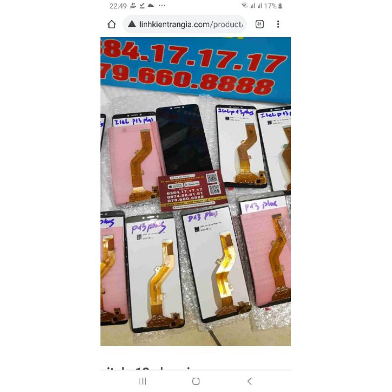 màn hình itel p33