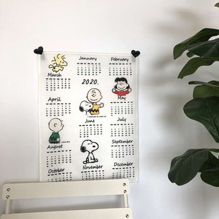 Lịch vải treo tường Snoopy siêu xinh, đạo cụ chụp ảnh, trang trí