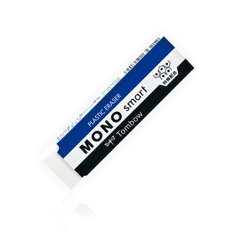 [DA ĐEN] Gôm Mỏng Plastic Smart Tombow Mono