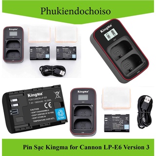 Pin Sạc Kingma Version 3 for Canon LP-E6