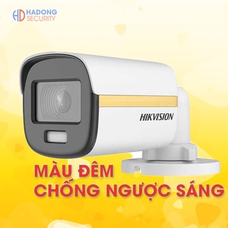 Camera có màu ban đêm Hikvision DS-2CE10DF3T-F 2MP 10 Colorvu chống ngược sáng thực, lắp ngoài trời