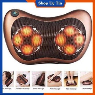 Gối Massage Vai Gáy 8 Bi Hồng Ngoại Công Nghệ Nhật Bản Cao Cấp