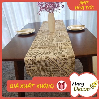 KHĂN RUNNER MARY DECOR - BÁO CHÍ KR-D05