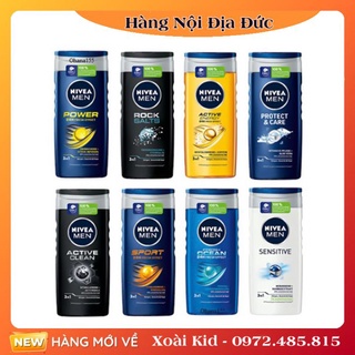 Nivea Men- Sữa Tắm, Dầu Gội Nam – Nội địa Đức
