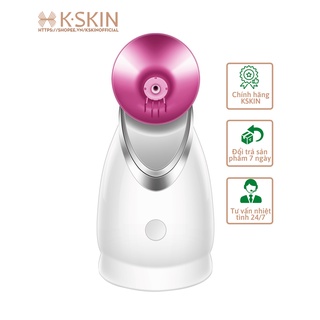 Máy xông hơi mặt giữ ẩm KSKIN KD2331A. Phun sương nano, xông nóng, chất liệu ptc cao cấp, tặng kèm túi thẻ hương