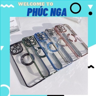 Ốp Lưng Hở Táo Viền Vuông Mạ Xi Cao Cấp Chống Ố Vàng 7 PLUS 8 PLUS X XS MAX 11 PRO MAX 12 PRO MAX 13 PRO MAX 14 PRO MAX