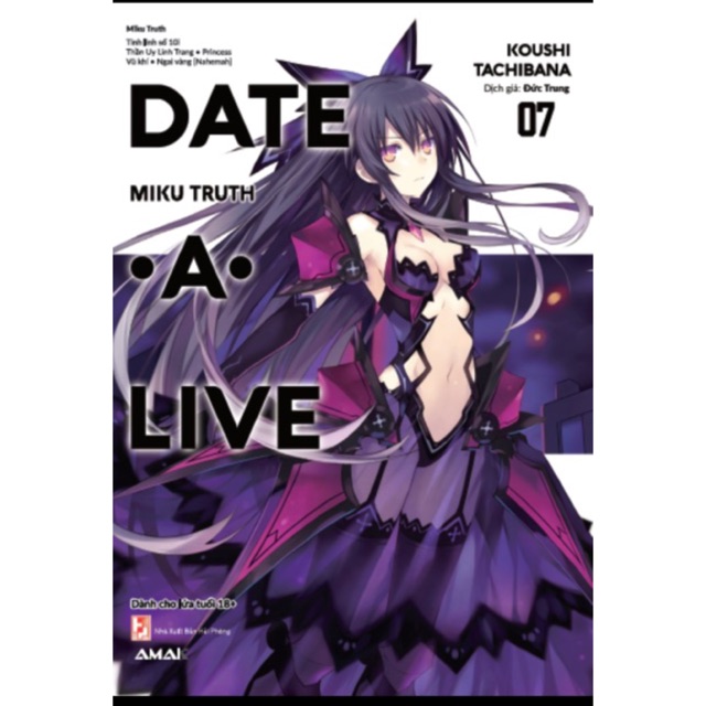 Sách -  Date A Live – Tập 7 – Miku Truth