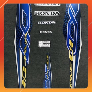 [BẢO HÀNH UY TÍN]  BỘ TEM 3 LỚP MẪU ZIN HÀNG CAO CẤP CHO HONDA WAVE A, WAVE ALPHA 2019 - XANH DƯƠNG