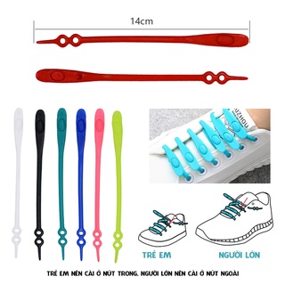 14 Dây Giày Cao Su Đàn Hồi Thông Minh Hilaces thế hệ 2