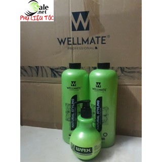[Giao nhanh trong ngày] UỐN LẠNH WELLMATE 1000ML (Combo + 1 wax tóc wellmate) - PHỤ LIỆU TÓC - PHỤ LIỆU NAIL
