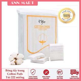 Bông Tẩy Trang Cotton Pads Túi 222 Miếng 3 lớp Cotton ✅ 100% bông tự nhiên.