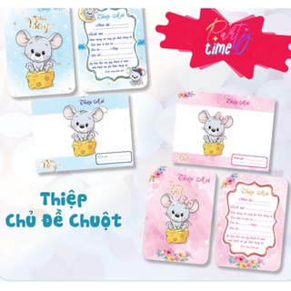 Thiệp Mời Sinh Nhật, Thư Mời Sinh Nhật, Mừng Thôi Nôi 12 Months/1 Tuổi, Bưu Thiếp Sinh Nhật, Giấy Mời Sinh Nhật
