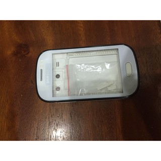 vỏ samsung s6810 trắng kèm phím xịn.