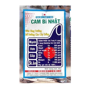 Phân bón bổ sung trung vi lượng Cam bi nhật 308 siêu tăng trưởng cho cây trồng gói 40g